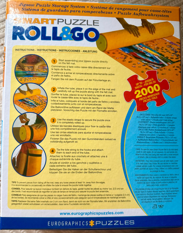 EuroGraphics Smart Puzzle Roll&Go Jigsaw Puzzle Storage System - photo 2