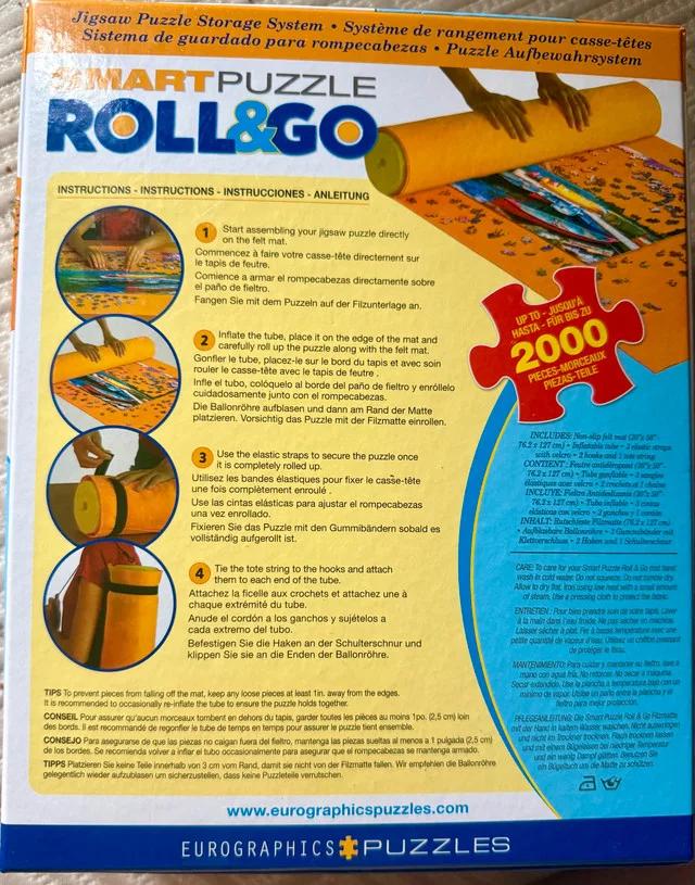 EuroGraphics Smart Puzzle Roll&Go Jigsaw Puzzle Storage System image indicator(2)