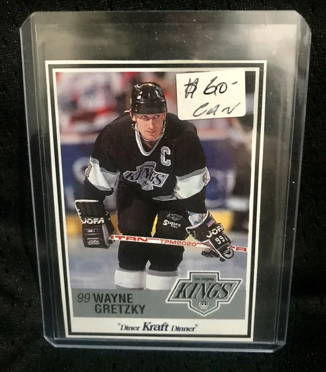 1990-91 Kraft Dinner #15 Wayne Gretzky Kings NHL thumbnail