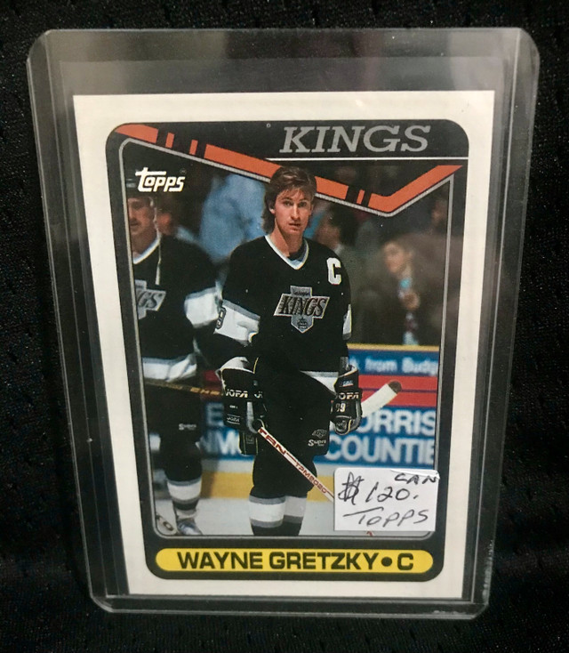 1990-91 Topps Wayne Gretzky #120 LA Kings NHL (Error Card)
