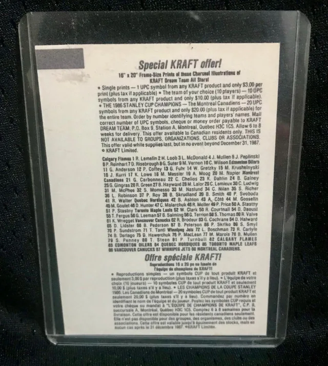 1986-87 Kraft Drawings #23 Wayne Gretzky image indicator(2)