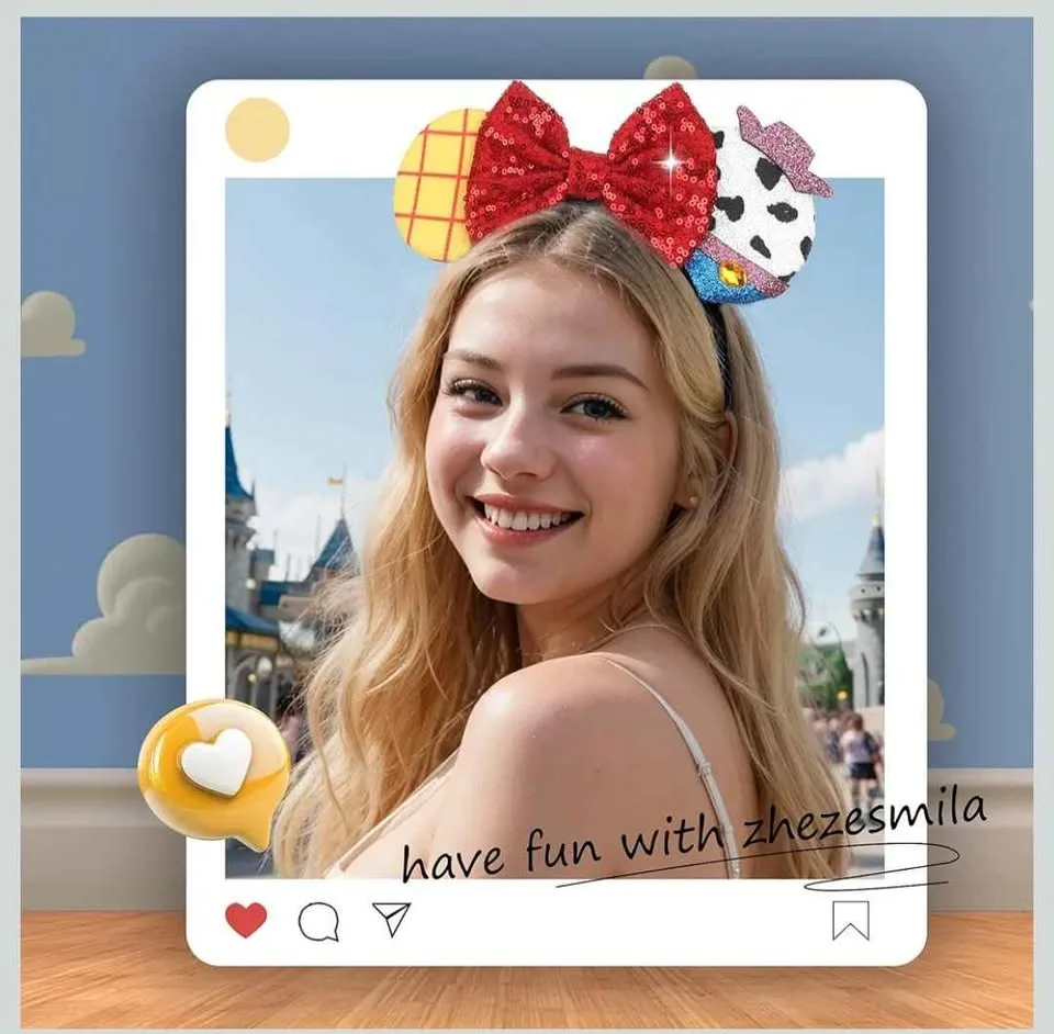 Toy Story Mickey Minnie Ears Headband image indicator(4)