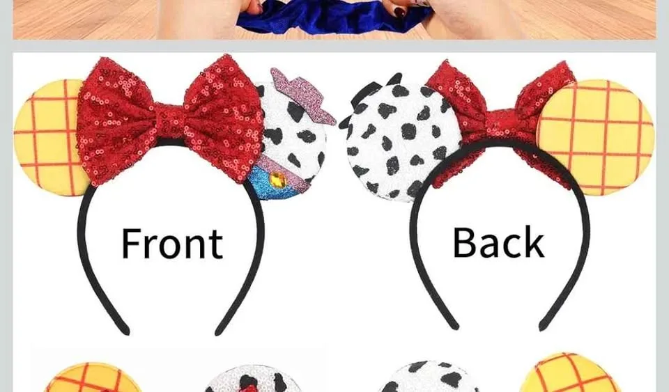 Toy Story Mickey Minnie Ears Headband image indicator(7)