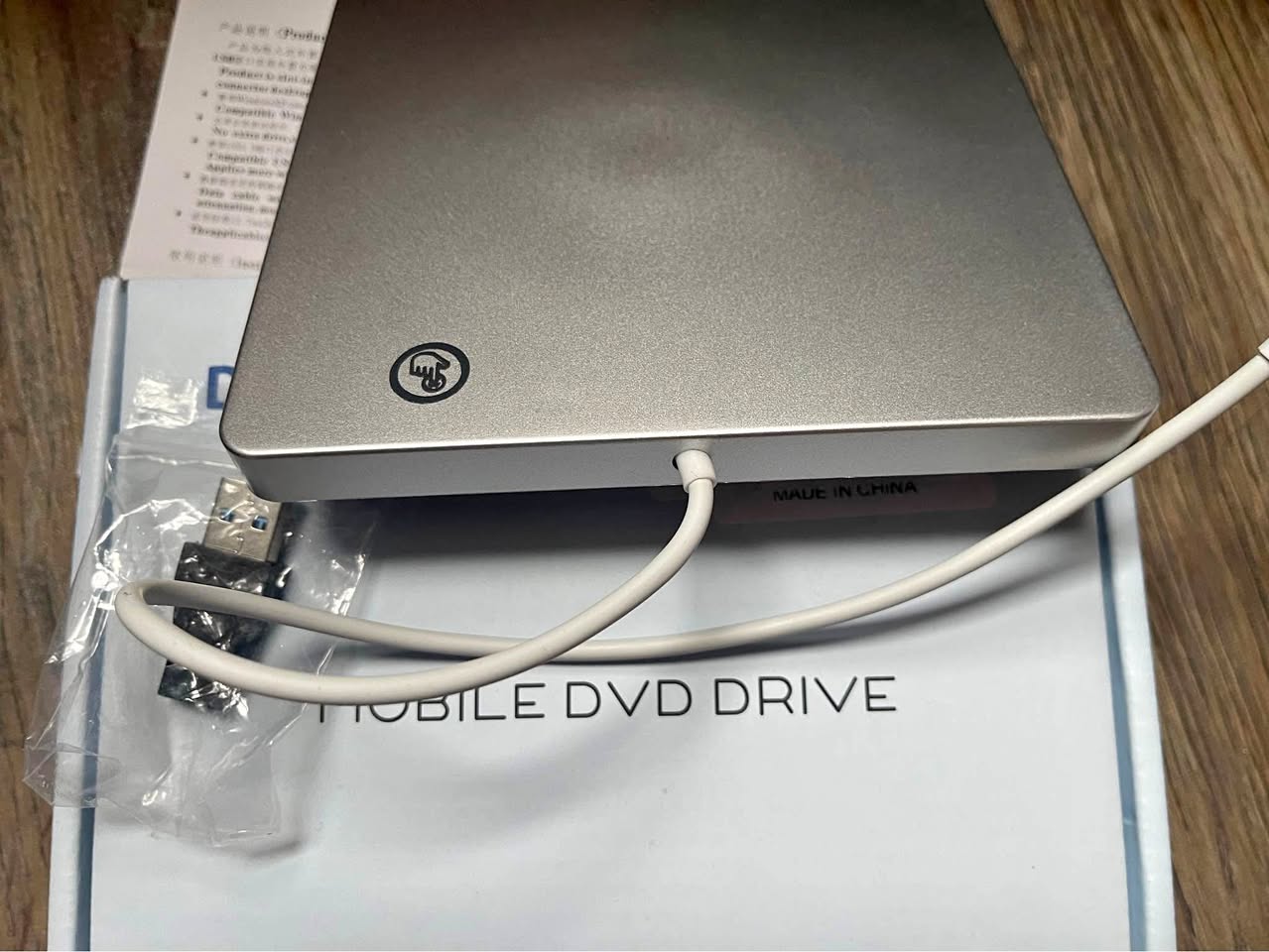 PORTABLE DVD CD DRIVER WRITER PLAYER