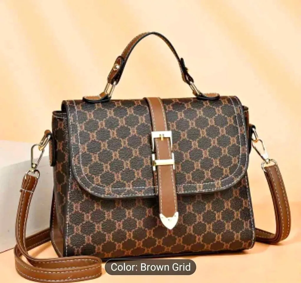 Brand new luxury and stylish brown women hand bag