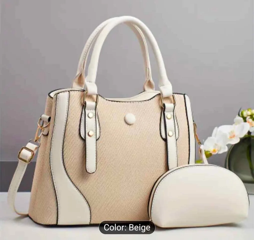 Brand new large capacity women tote bag with small purse