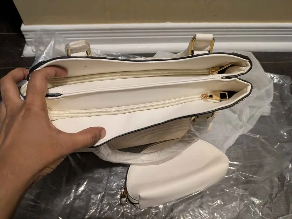 Brand new large capacity women tote bag with small purse image indicator(5)