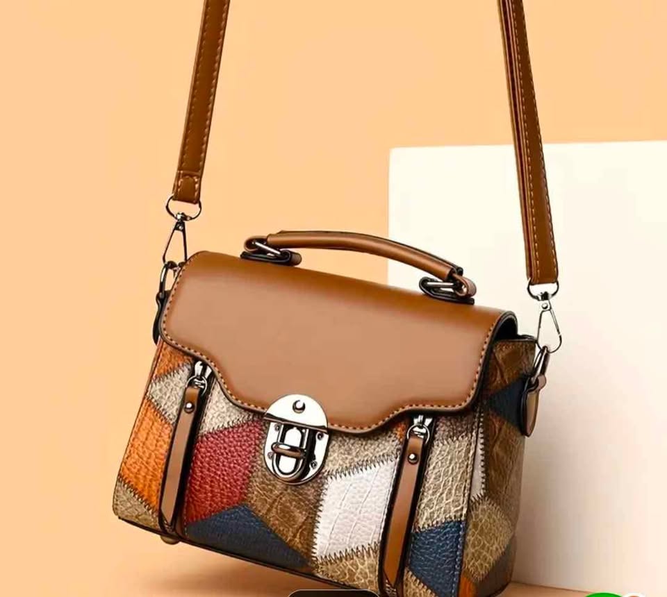 Brand new retro geometric stylish women hand bag - photo 2