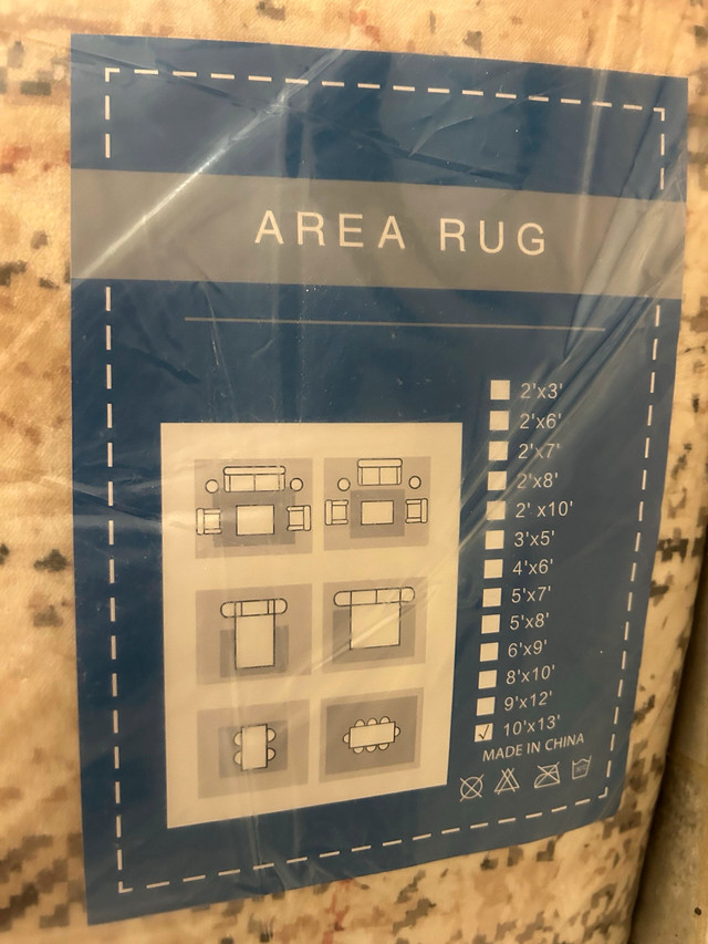 New Area Rug 10 x 13 - Machine washable - photo 2
