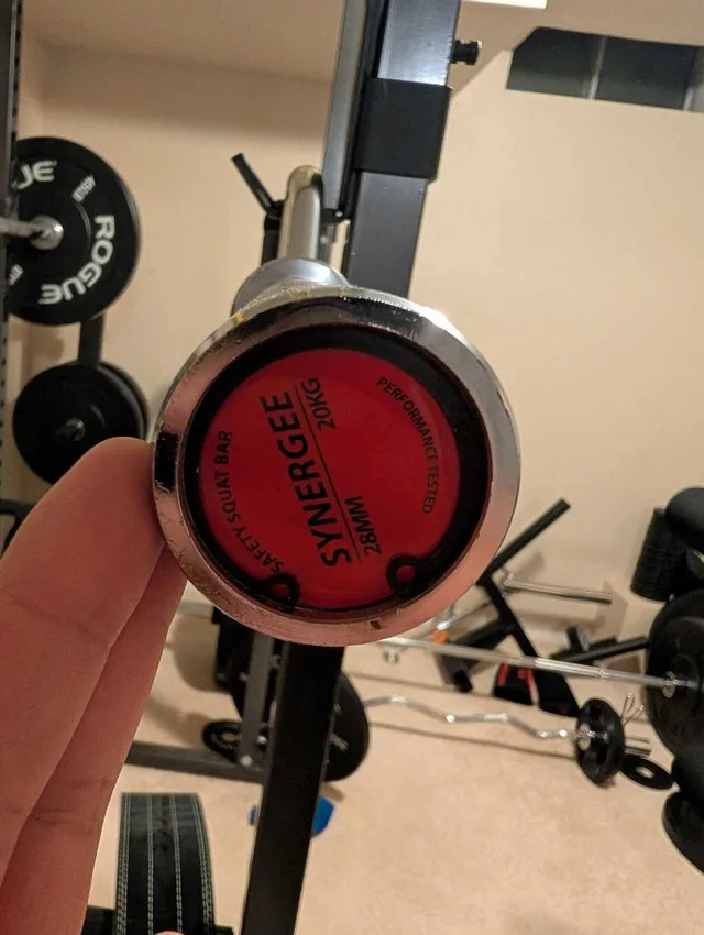 Synergee safety squat bar 20kg, Olympic image indicator(3)