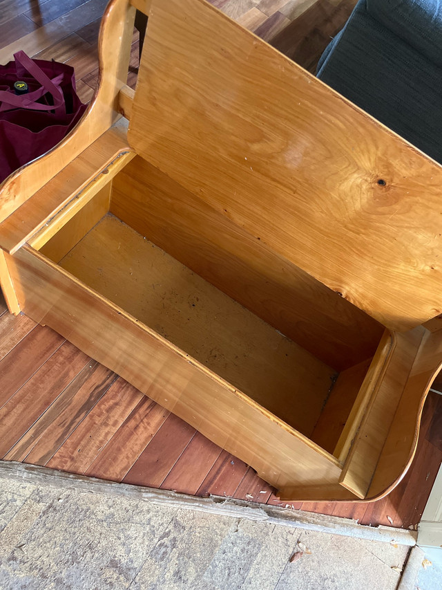 Wooden Storage Bench - photo 2
