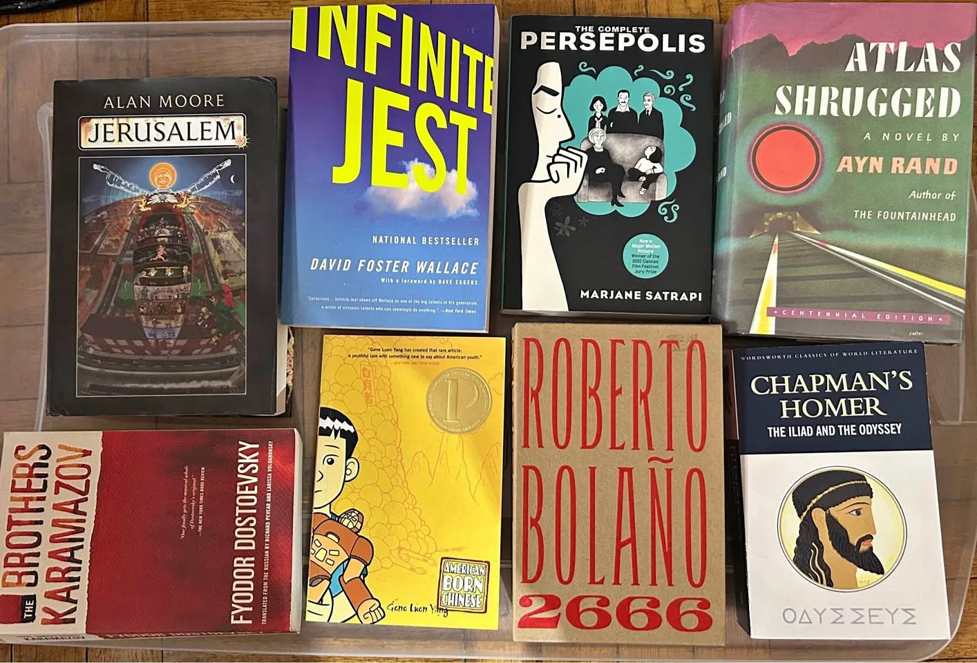 Books $8 each sorted by titles