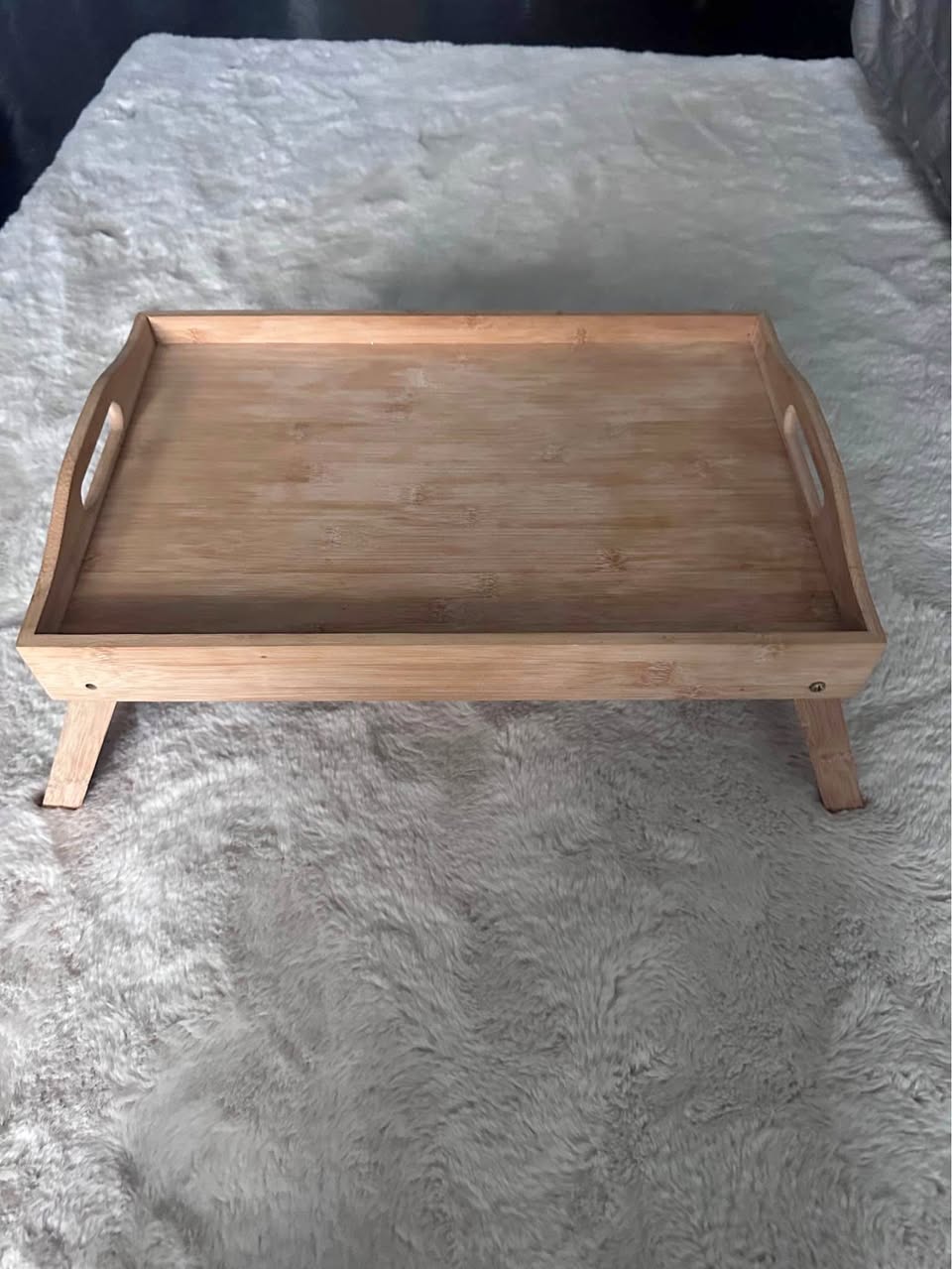 Bamboo bed tray