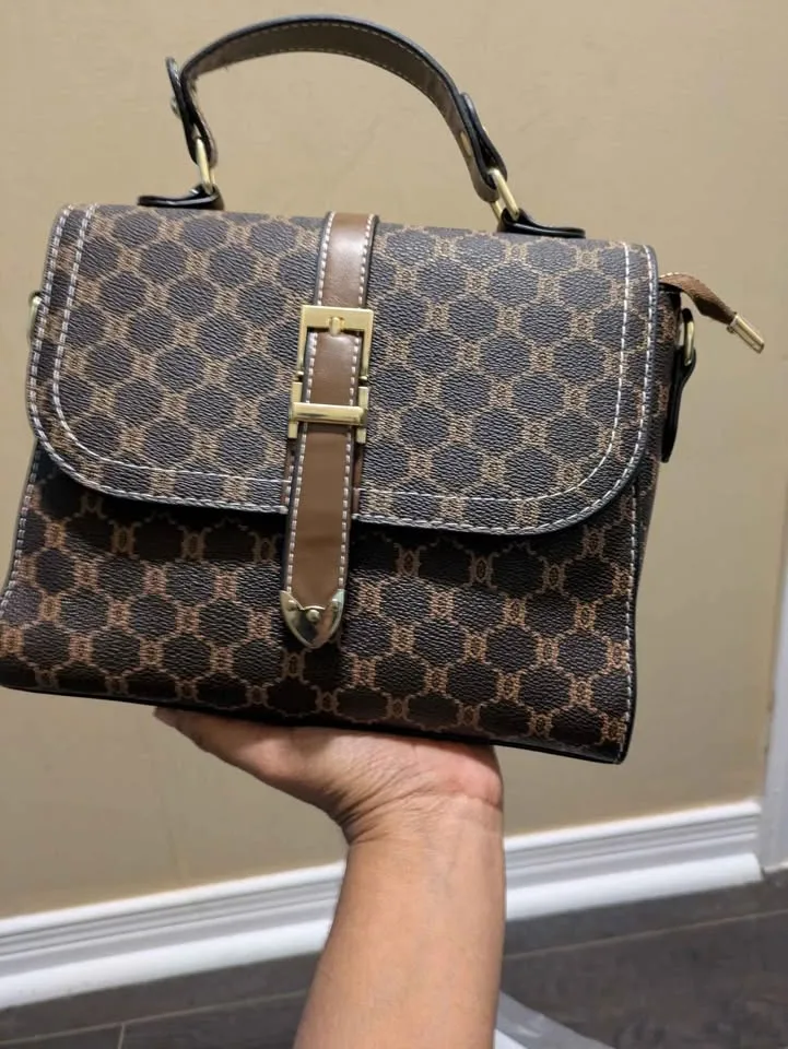 Brand new luxury and stylish brown women hand bag image indicator(5)