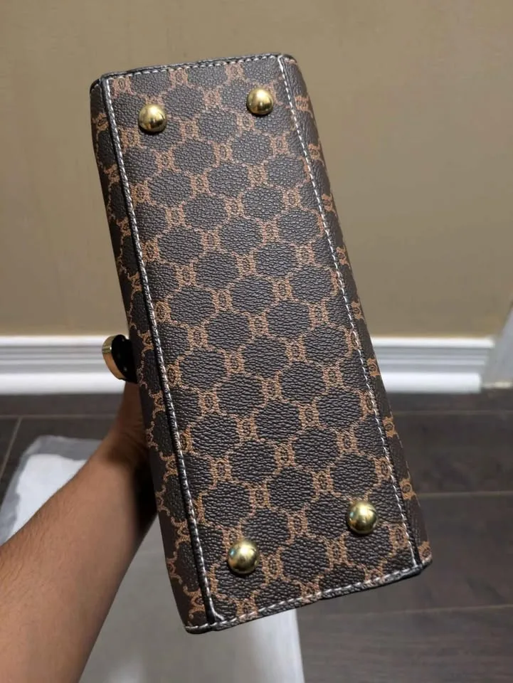 Brand new luxury and stylish brown women hand bag image indicator(7)