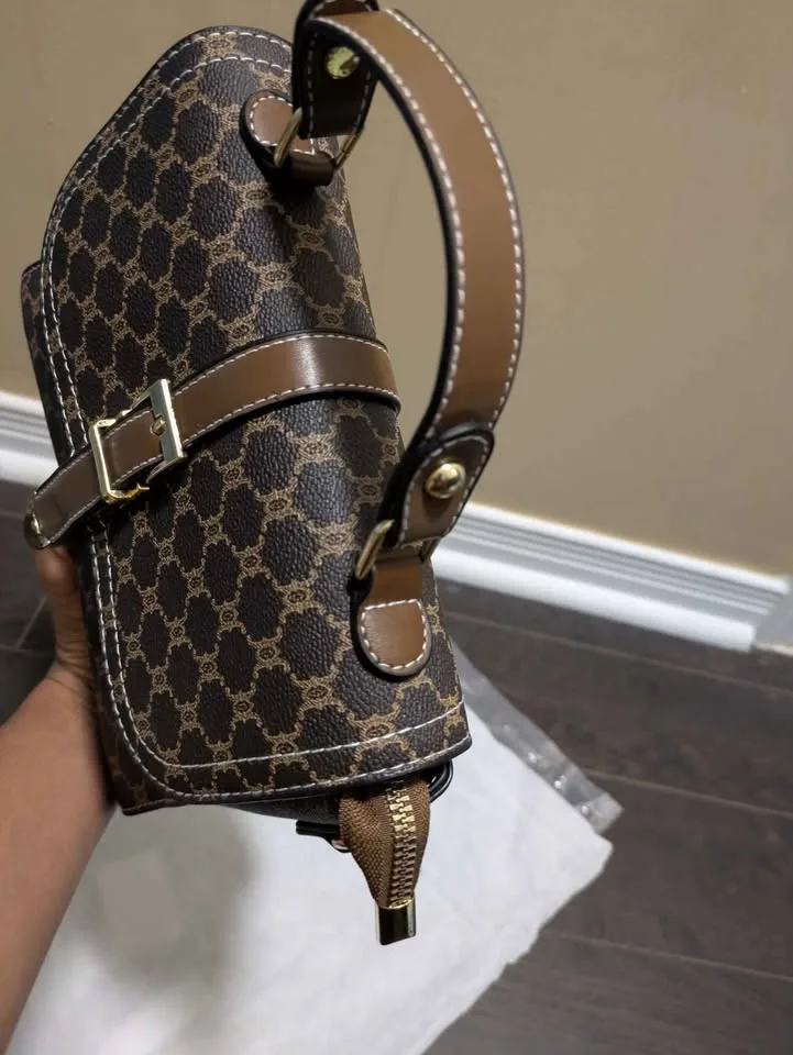 Brand new luxury and stylish brown women hand bag image indicator(10)