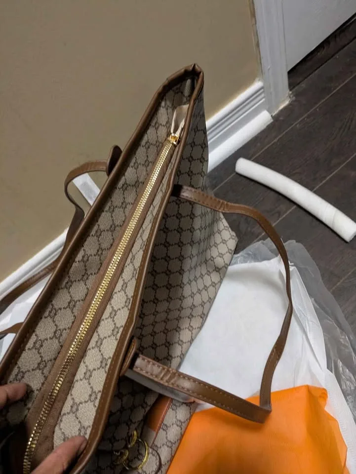 Brand new 2pc  large capacity women tote bag image indicator(8)