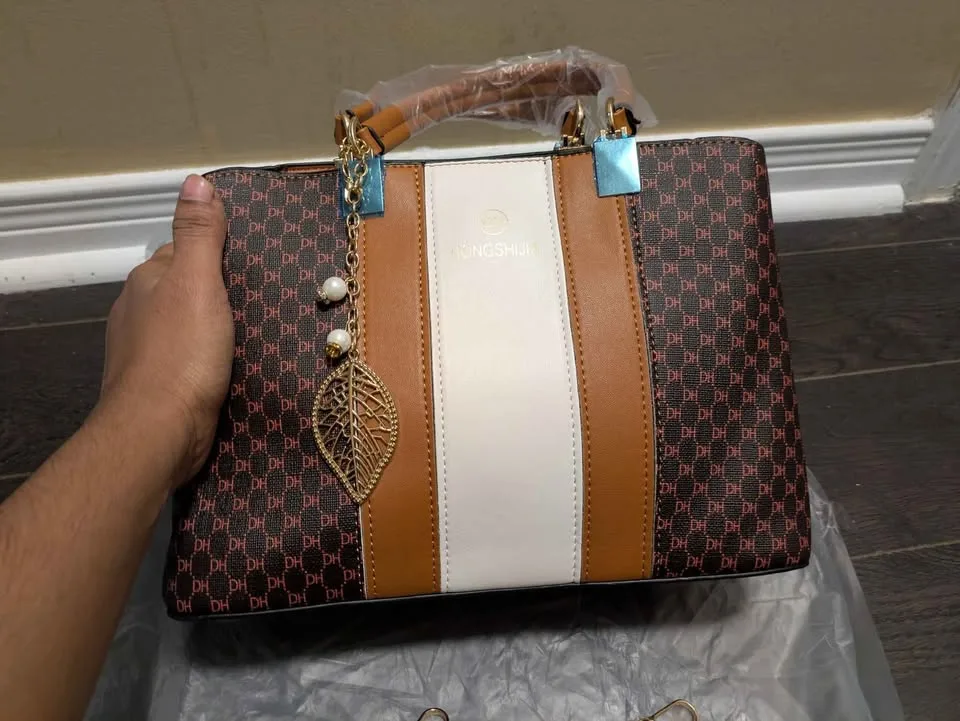 Brand new vintage fashion large capacity women hand bag image indicator(5)