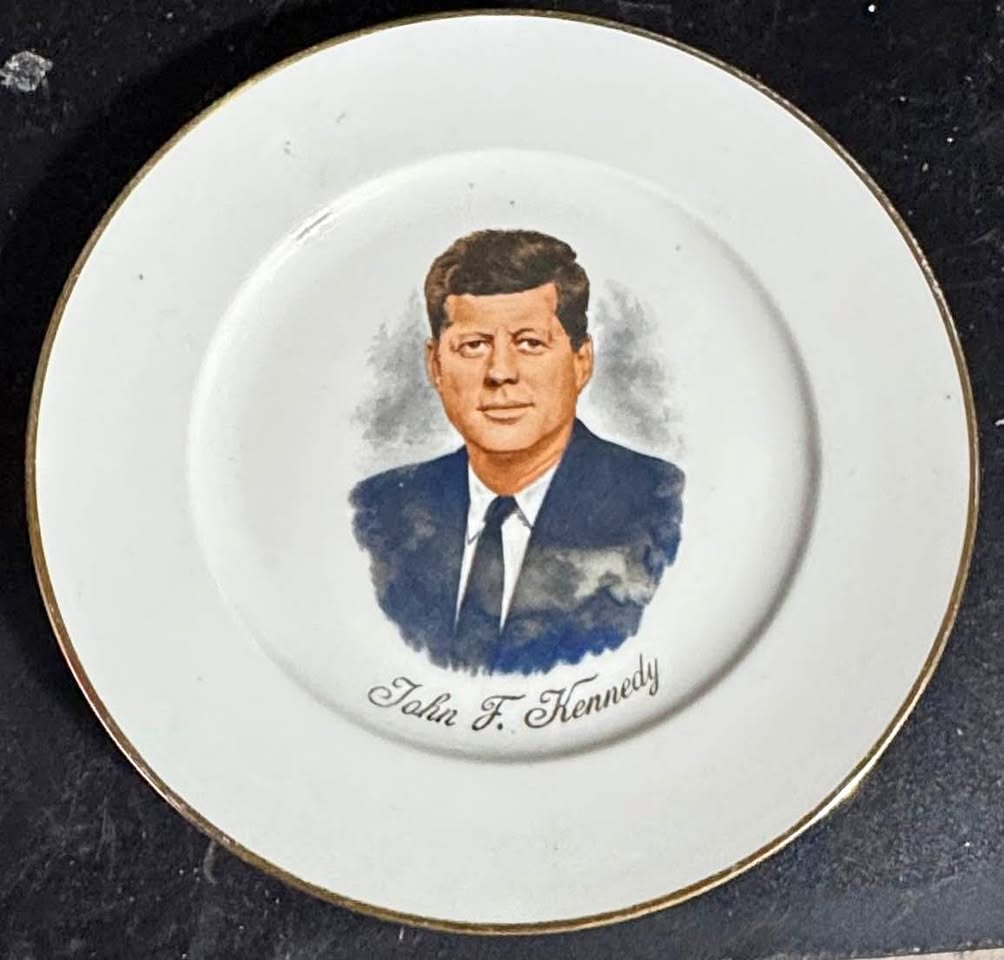 JFK 10 inch commemorative Plate