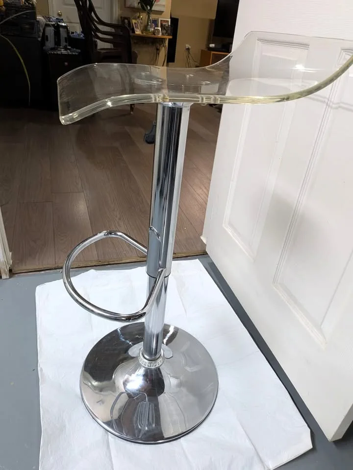 Modern high Adjustable bar stool or High chair. image indicator(2)