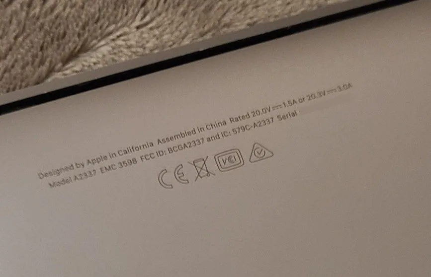 MacBook Air 13" M1-Chip image indicator(5)