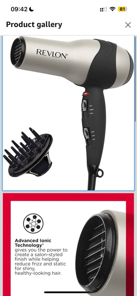 REVLON Turbo Hair Dryer (with box, available on November 22nd) - photo 2