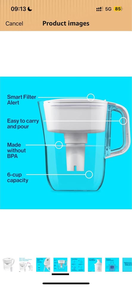 Brita water filter (almost like new) - photo 5