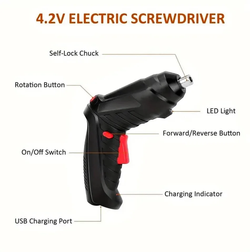 Cordless Drill & Screwdriver Kit 3.6V NEW thumbnail