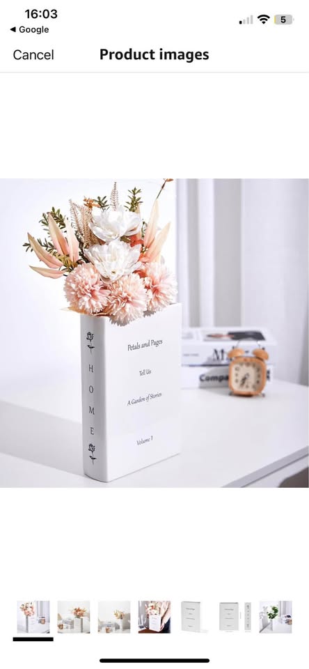 Ceramic Book Vase for Flowers - photo 2