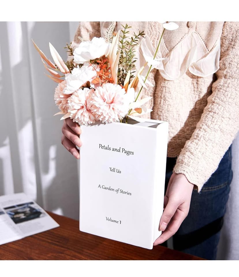 Ceramic Book Vase for Flowers - photo 3