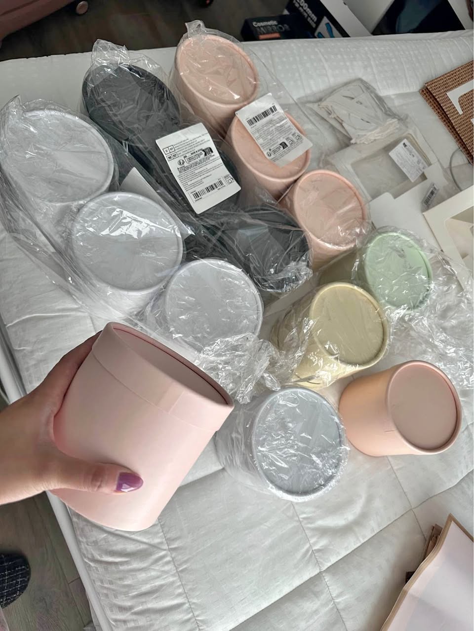 Round gift boxes - 14 pcs
