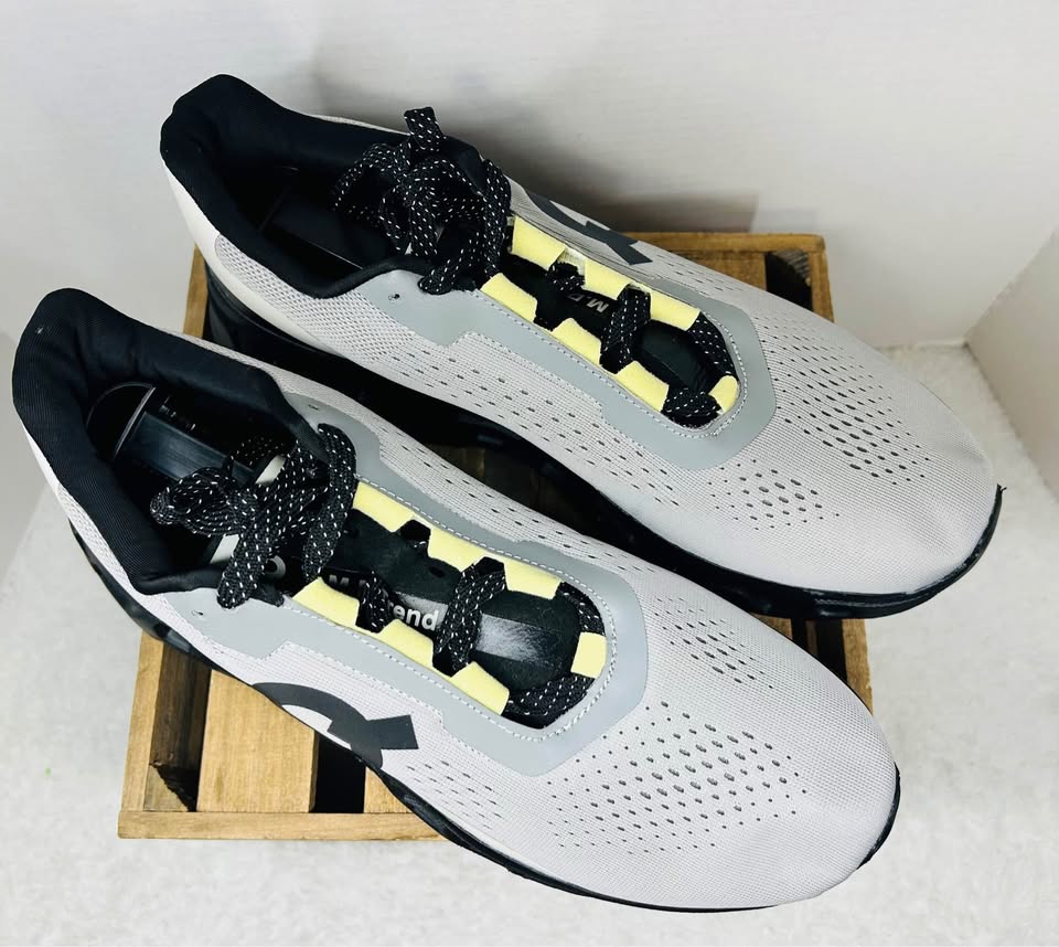 Unisex Running Shoes Gray Sneakers Thick Cloud Sole - photo 4