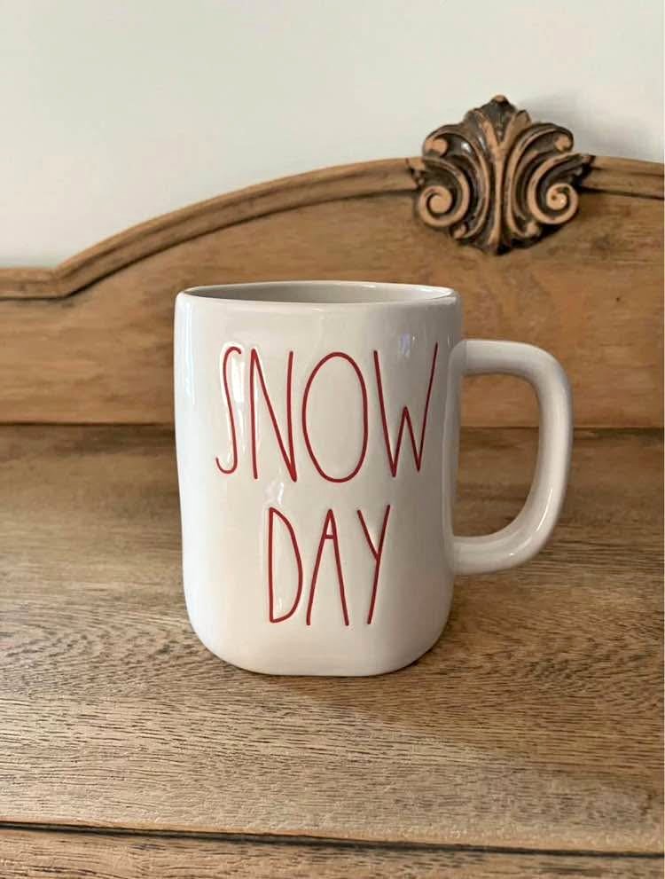 Rae Dunn Christmas Snow Day Mug