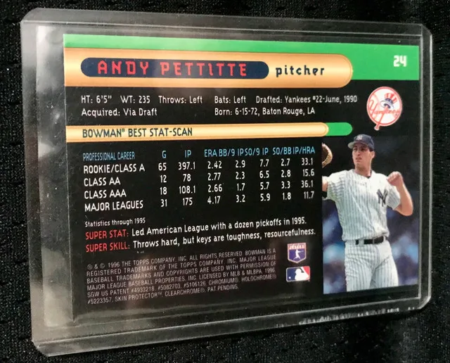Andy Pettitte Baseball Card image indicator(2)