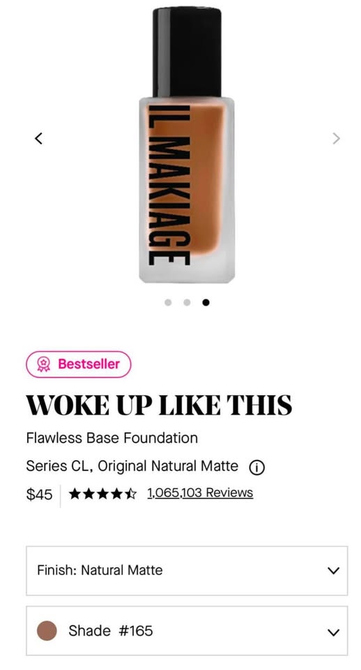 Brand New Il Makiage Woke Up Like This Foundation 165 - photo 4