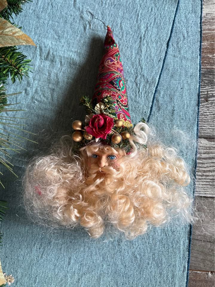 Vintage St. Nick Santa Christmas Ornament - photo 2