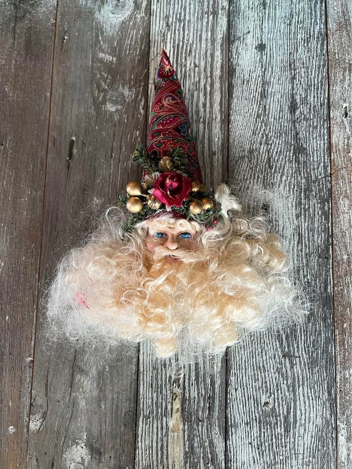 Vintage St. Nick Santa Christmas Ornament - photo 3