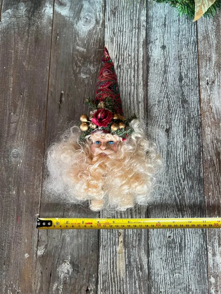 Vintage St. Nick Santa Christmas Ornament image indicator(6)