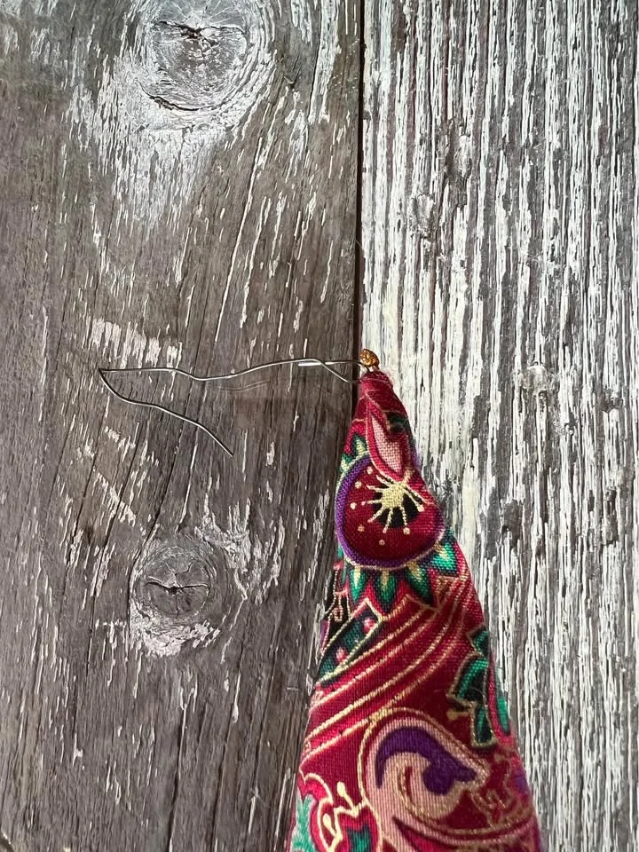 Vintage St. Nick Santa Christmas Ornament image indicator(7)