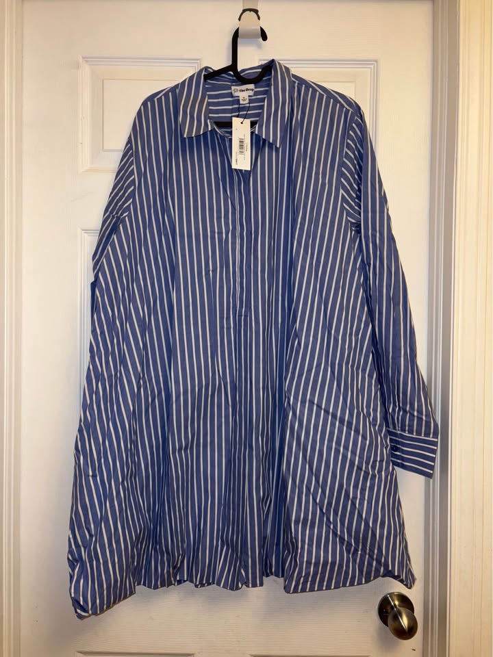 The Drop Women's Bubble Hem Shirtdress-XL - photo 2