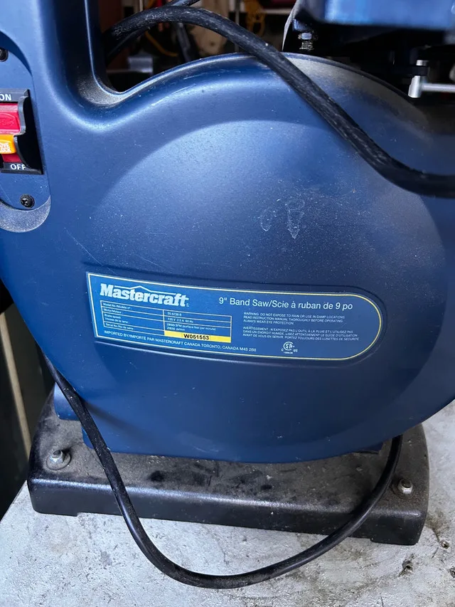Mastercraft 9" Band Saw image indicator(2)