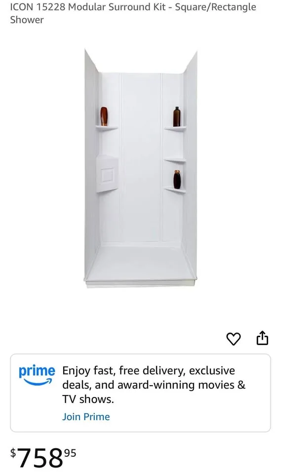 ICON 15228 MODULAR SURROUND KIT - SHOWER image indicator(2)