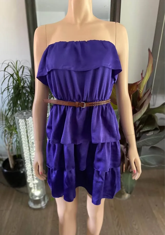 NWT: Laundry Violet Strapless Cocktail Dress S & XL image indicator(3)