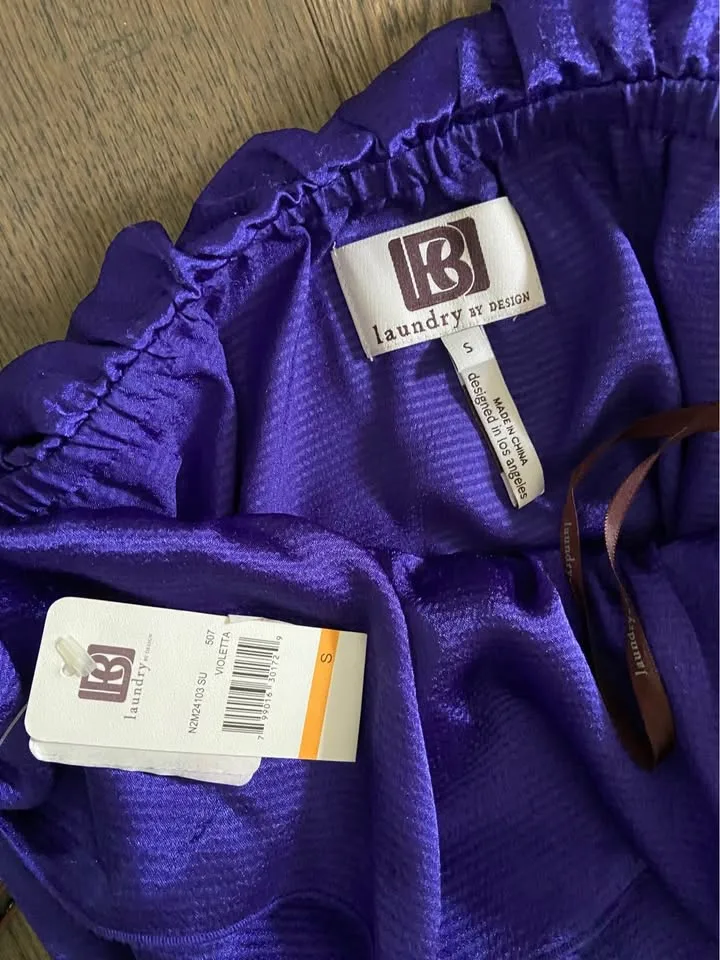 NWT: Laundry Violet Strapless Cocktail Dress S & XL image indicator(9)