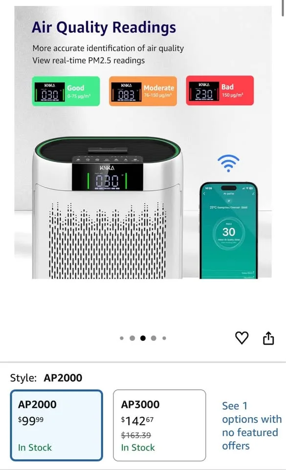 Air Purifiers for Home Large Room image indicator(3)