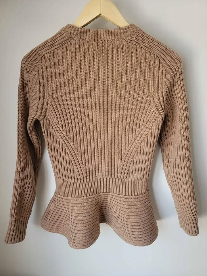 Alexander McQueen peplum sweater (small) image indicator(2)