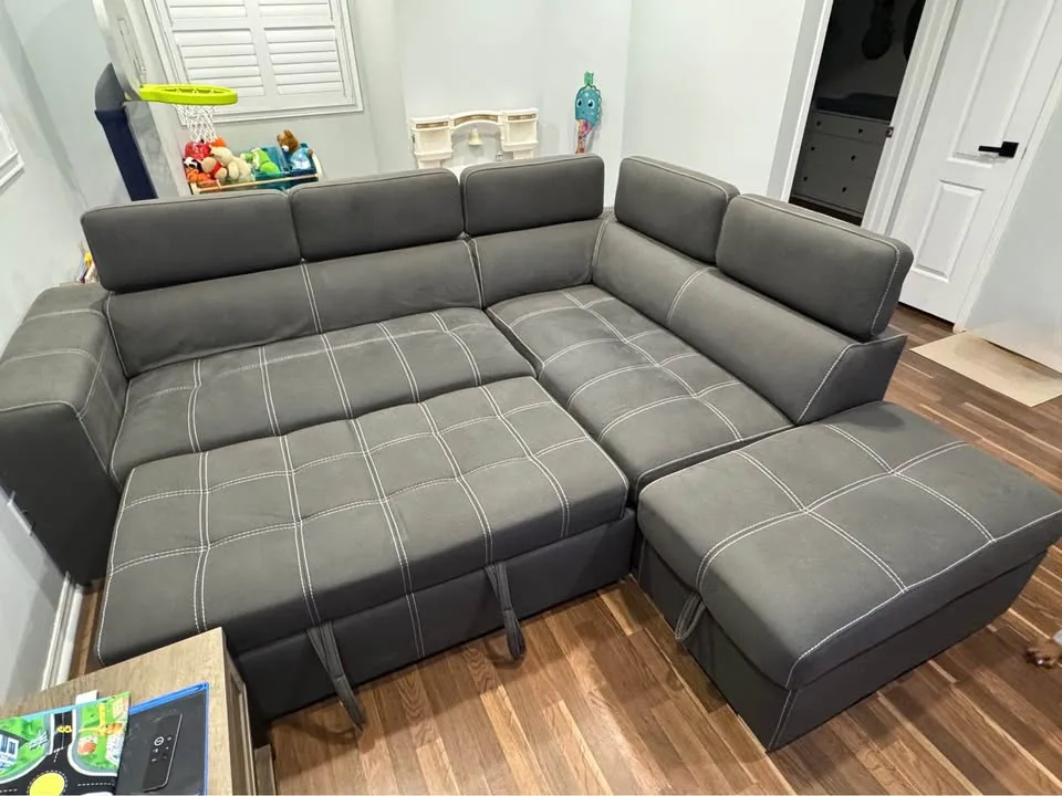 3-Piece Sleeper Sectional with Storage Ottoman image indicator(4)
