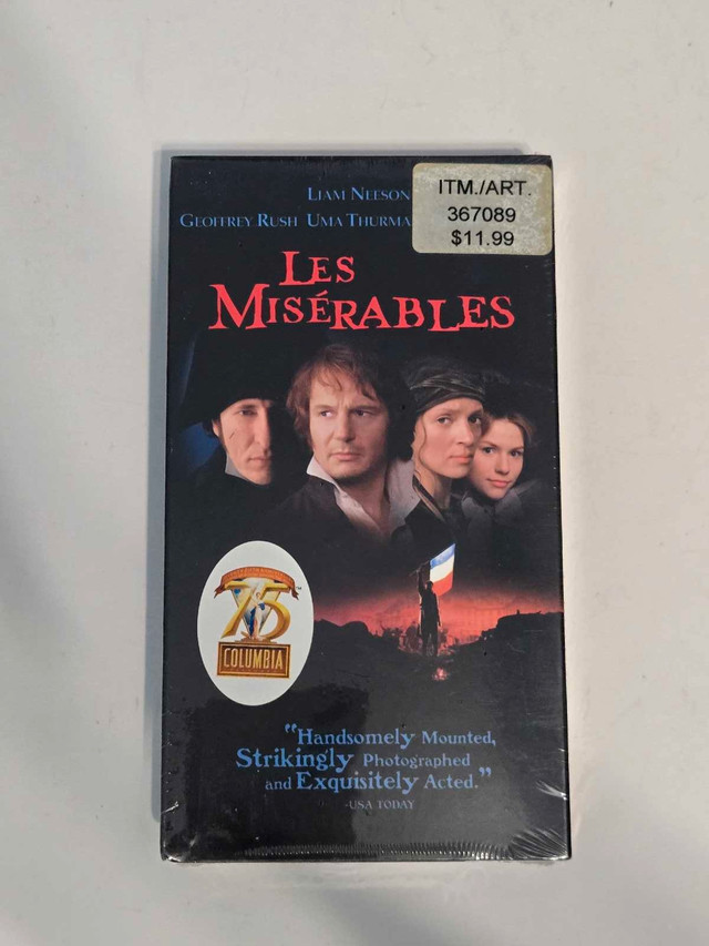 *SEALED* Les Miserables VHS