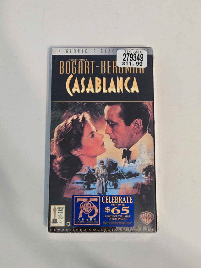 SEALED Casablanca Special Edition VHS