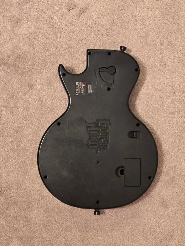Guitar Hero Les Paul Black Guitar Body Xbox 360 image indicator(2)